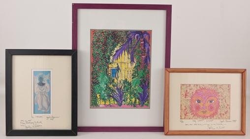 (3) Jack Baron (American, 1926 - 2005) Lithographs