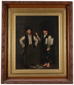 Christian Schwerdt (1836 - 1908) Chicago Newsboys