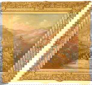 Signed, 1914 Orientalist Scene with Figures