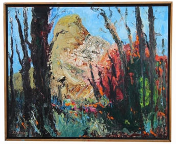 Thomas Koether (NY, FL b. 1940) "Warning"