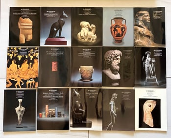 group of 15 Sotheby's catalogs