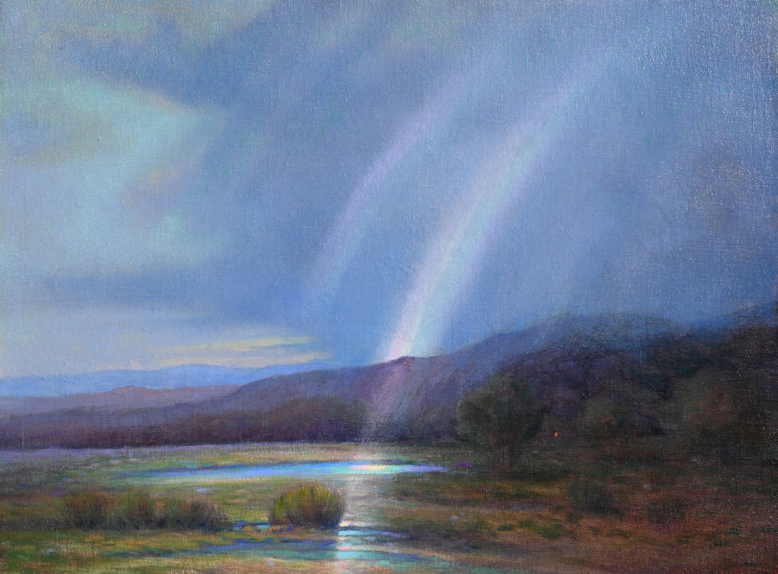 Julian Itter (American, 1876 - 1967): Julian Itter (American, 1876 - 1967) Oil on Relined Canvas. Signed lower right. Sight Size: 30 x 46 in. Unframed