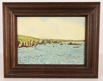 Jean Taylor (20th C.) "Seascape - Shell Beach"