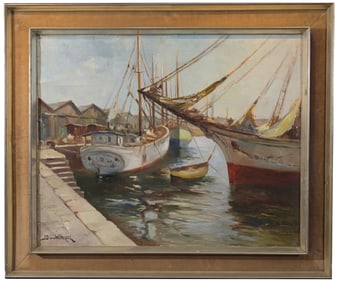 Signed, 20th Century American School Harbor