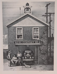 Stevan Dohanos (1907 - 1994) "Hose Company No. 4"