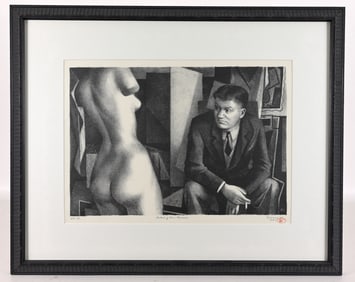 Benton Spruance - "Portrait of Henri Maceau"