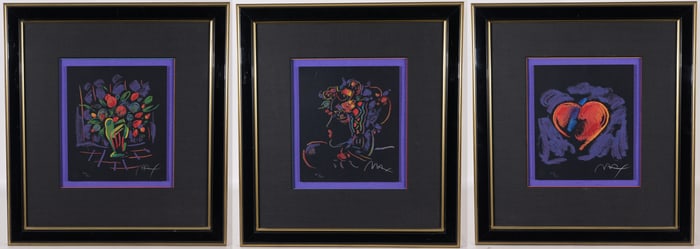 (3) Peter Max - "Romance Suite" Lithos
