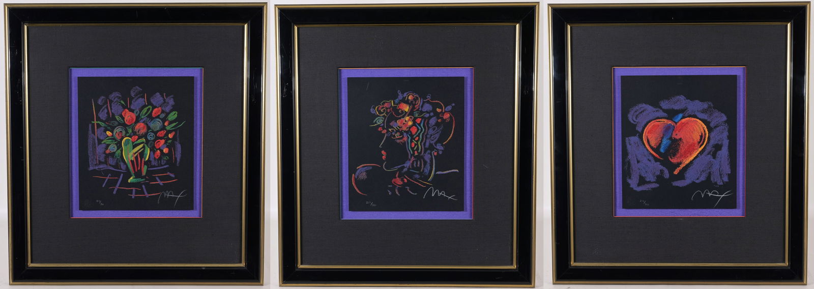 (3) Peter Max -  "Romance Suite" Lithos (1 of 7)