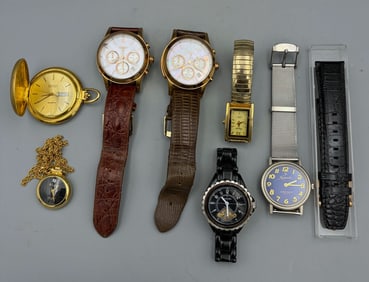 group of seven fashion watches