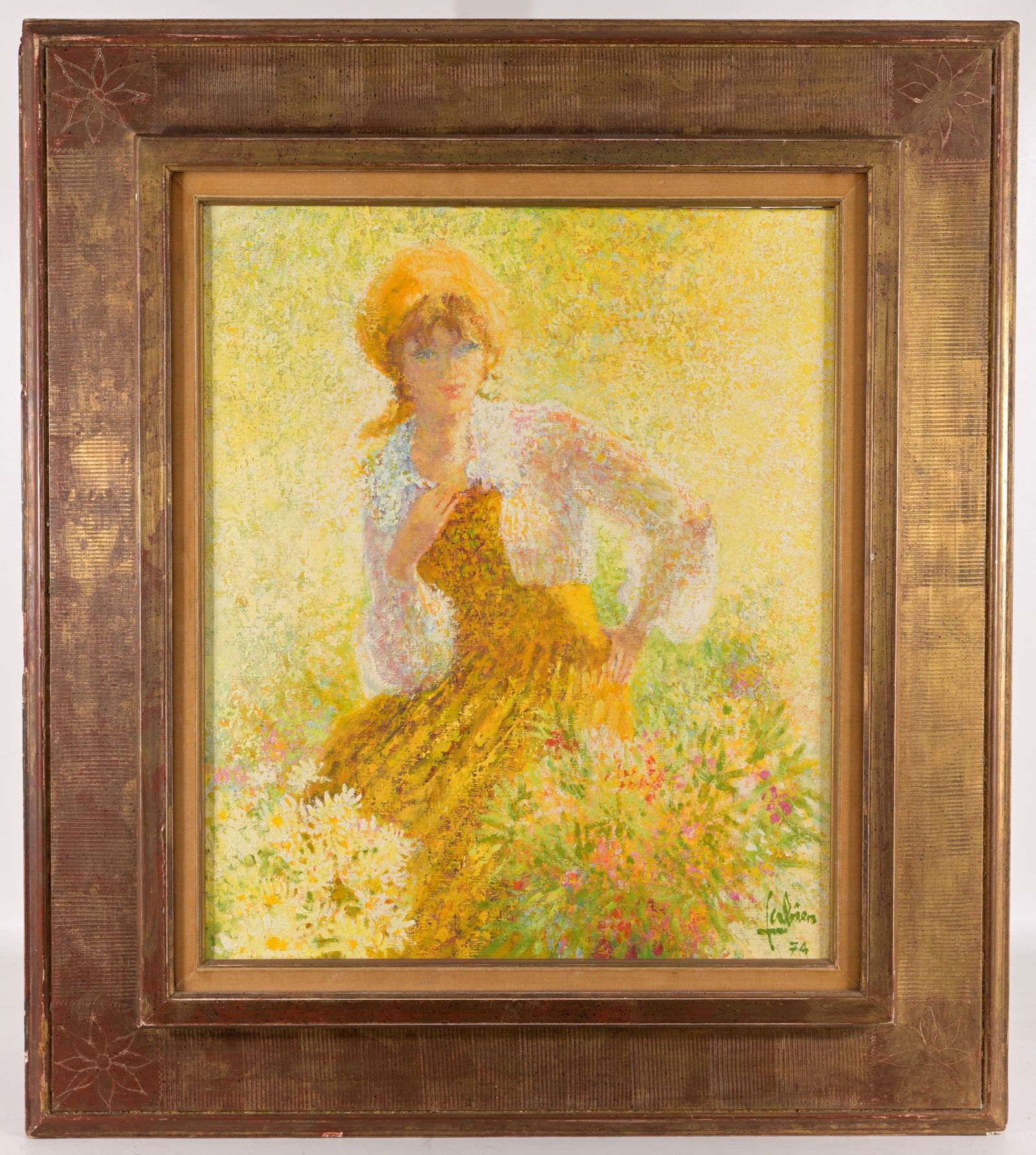 Louis Fabian (1924 - 2016) "Femme aux fleurs" (1 of 7)