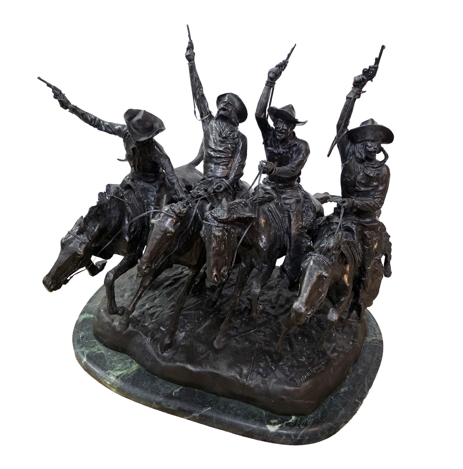 After Frederic Remington "Coming Thru the Rye" (1 of 8)