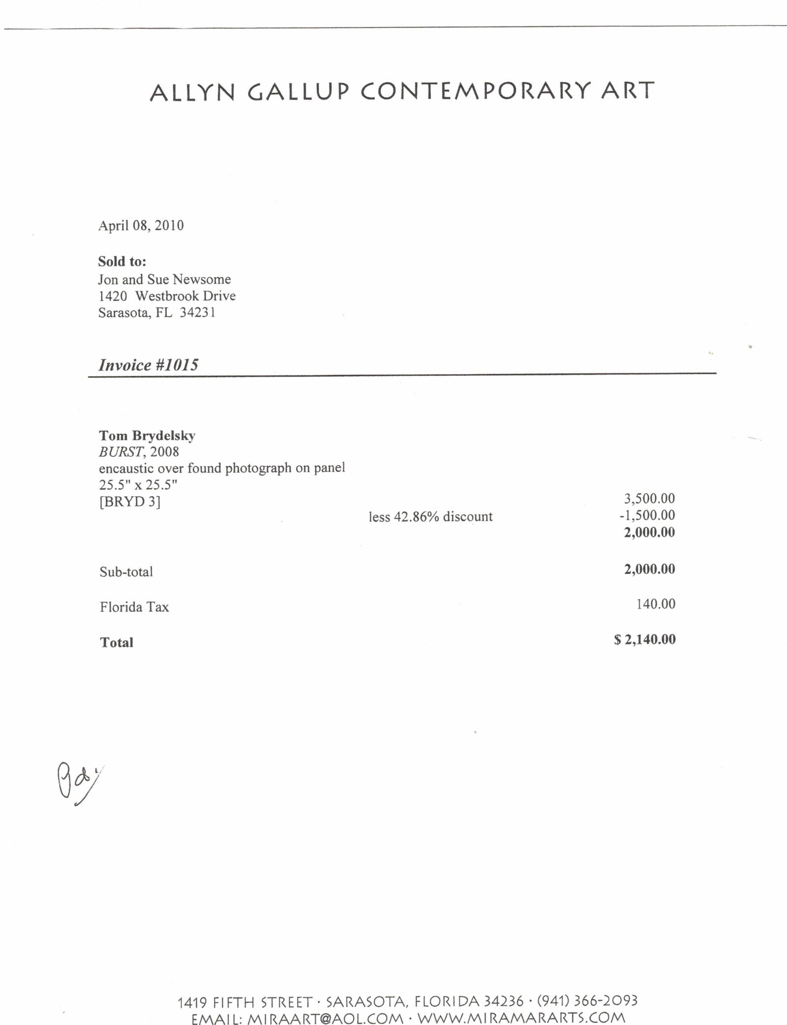 Tom Brydelsky - "Burst" - 2002 - 5