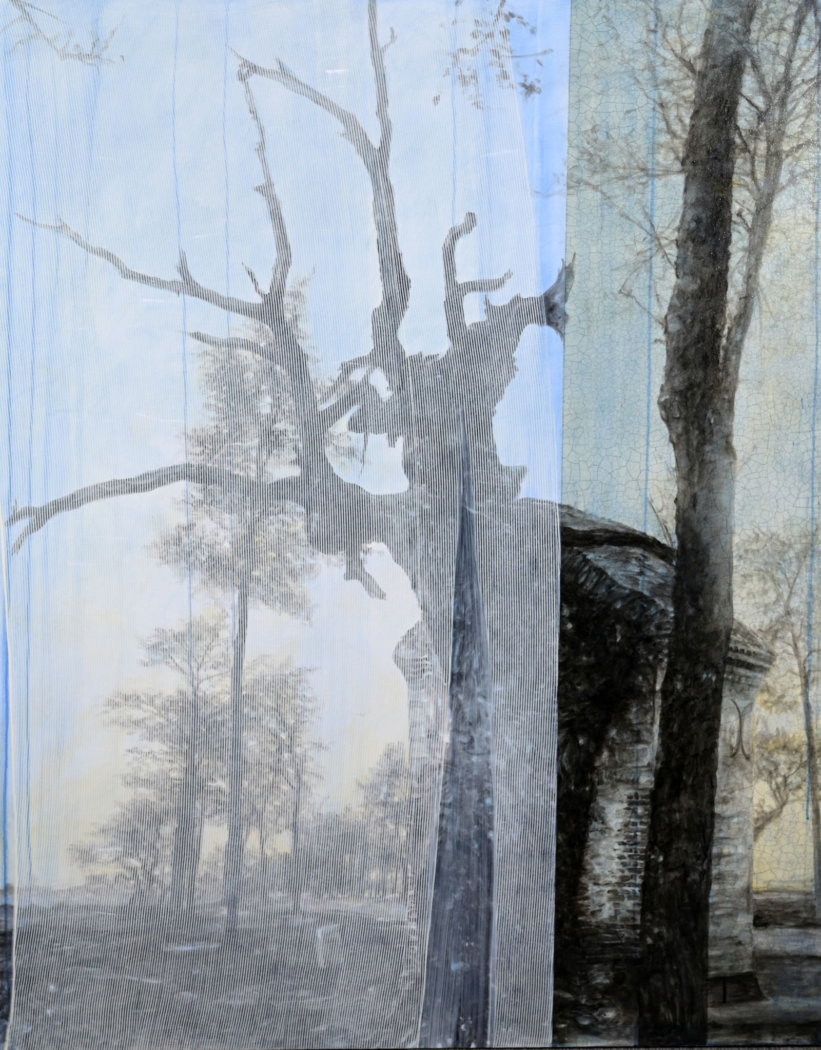 Peter Stephens, "Homage to Atget" 60 x 48 inches (1 of 7)