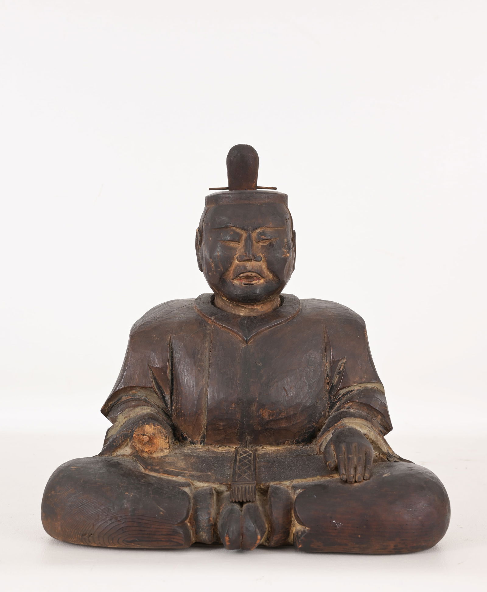 Kamakura Period, Hand Carved Japanese Nobleman (1 of 8)