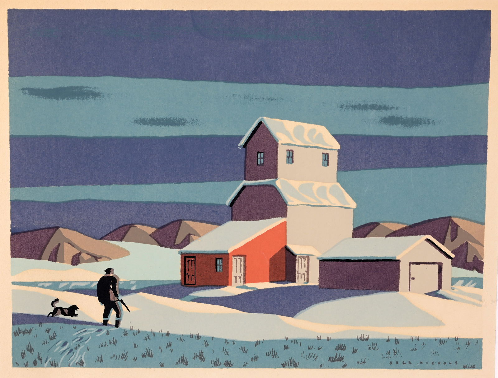 Dale Nichols (1904 - 1995) "The Hunter" (1 of 5)