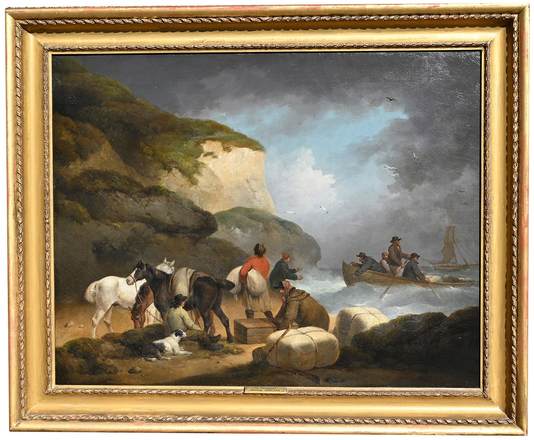 George Morland (1763-1804) "The Smugglers" (1 of 8)