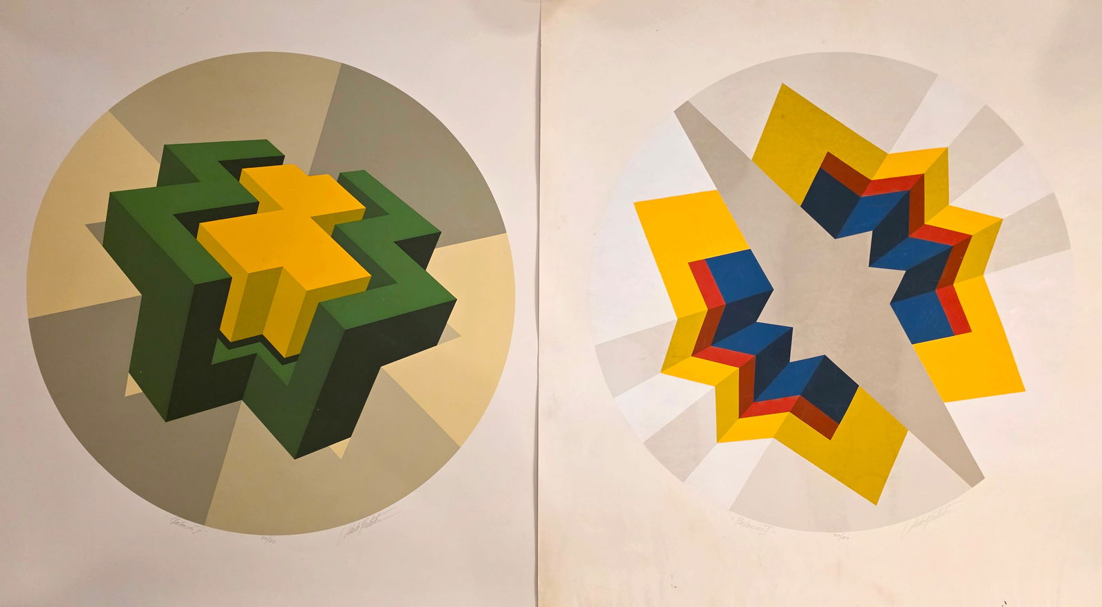 (2) Marko Spalatin (American, B. 1945) Screenprint (1 of 6)