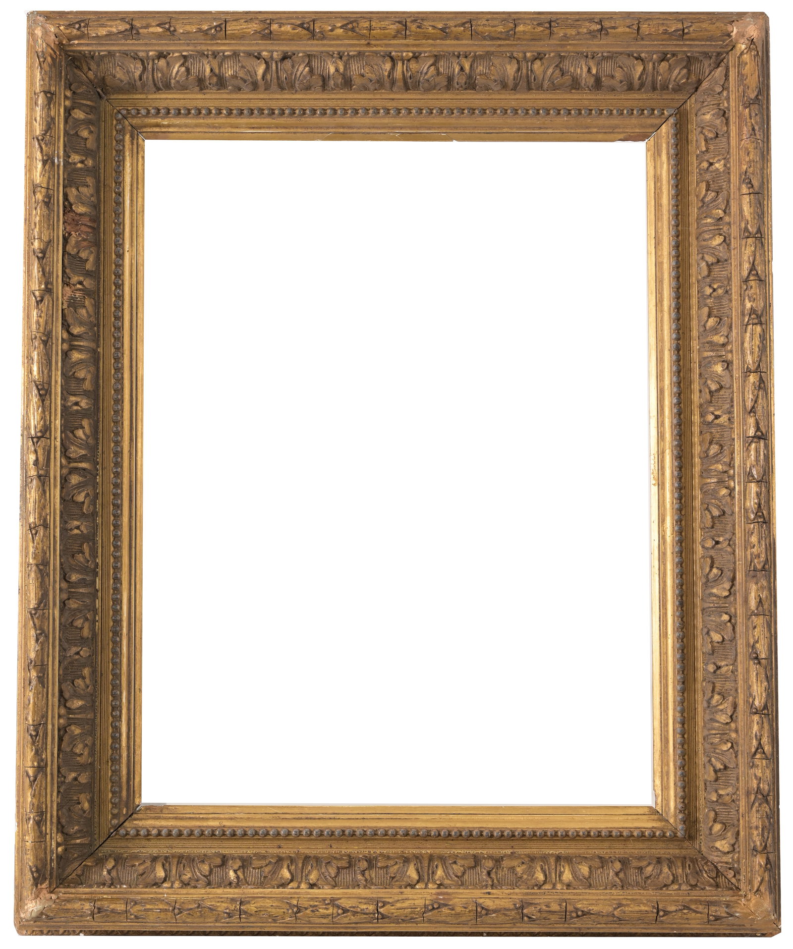 19th C. French School Frame: 19th C. French School Frame Rabbet Size: 17 x 13 in. Overall Framed Size: 23 x 19 in.
