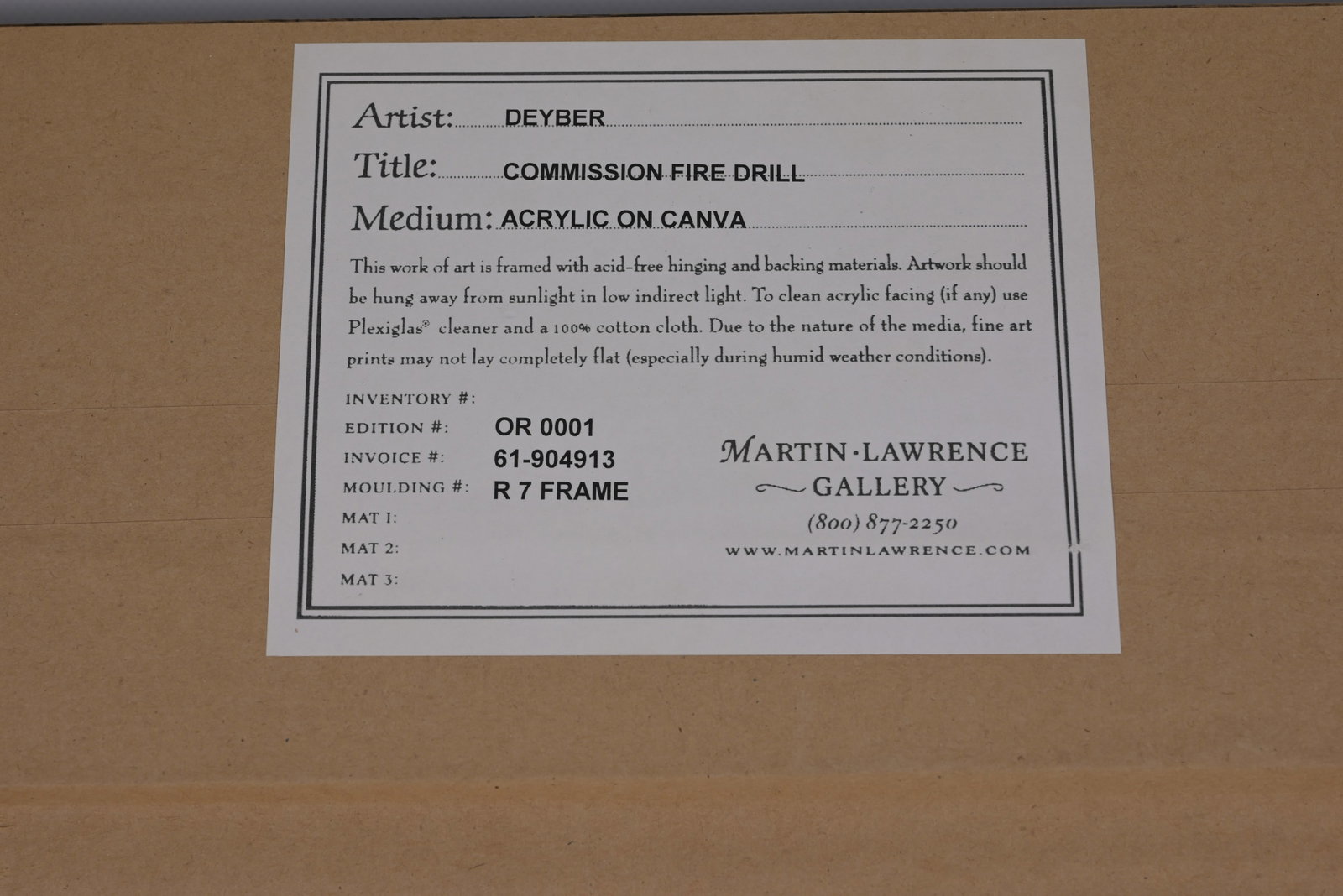 Robert Deyber - "Fire Drill" - 5
