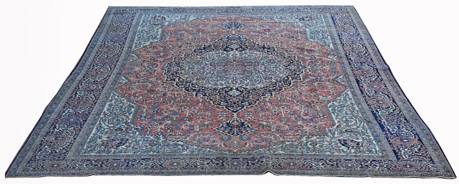 Antique Persian Ferahan Sarouk Rug - 14'6" x 10'6" (1 of 20)