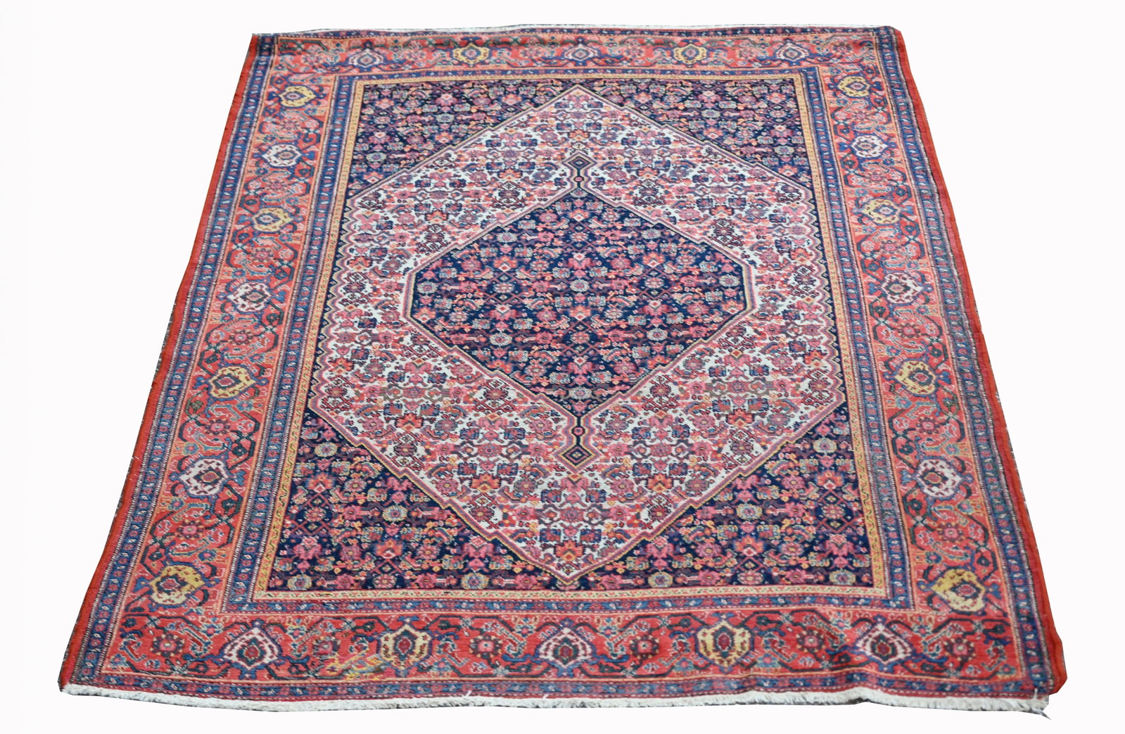 Antique Persian Senneh Rug - 4'5" x 6'4" (1 of 10)