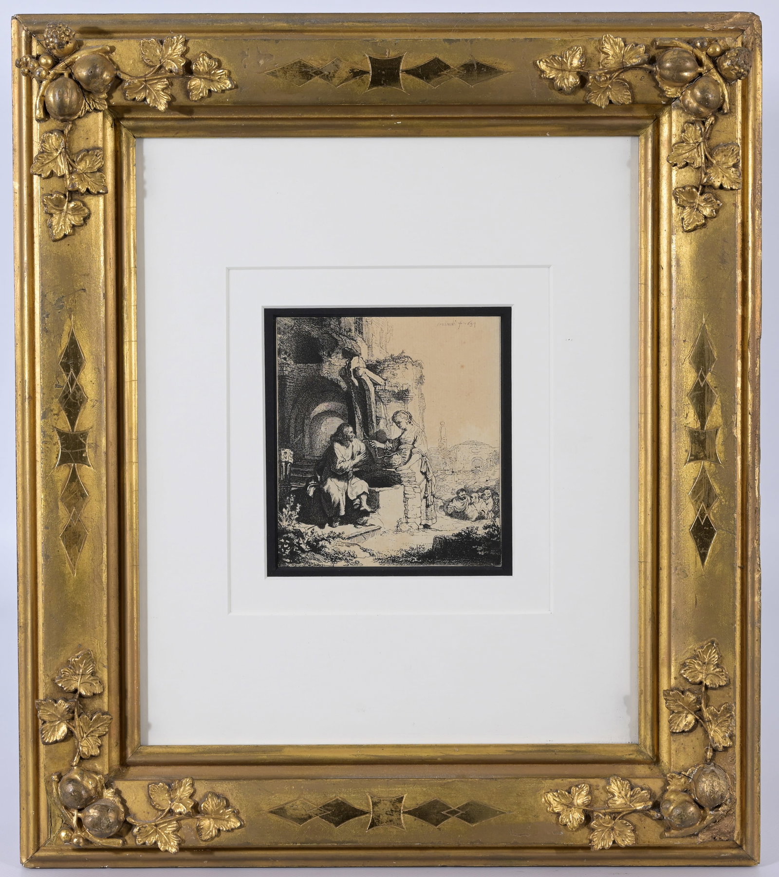 Rembrandt - "Christ and the Woman of Samaria" (1 of 7)