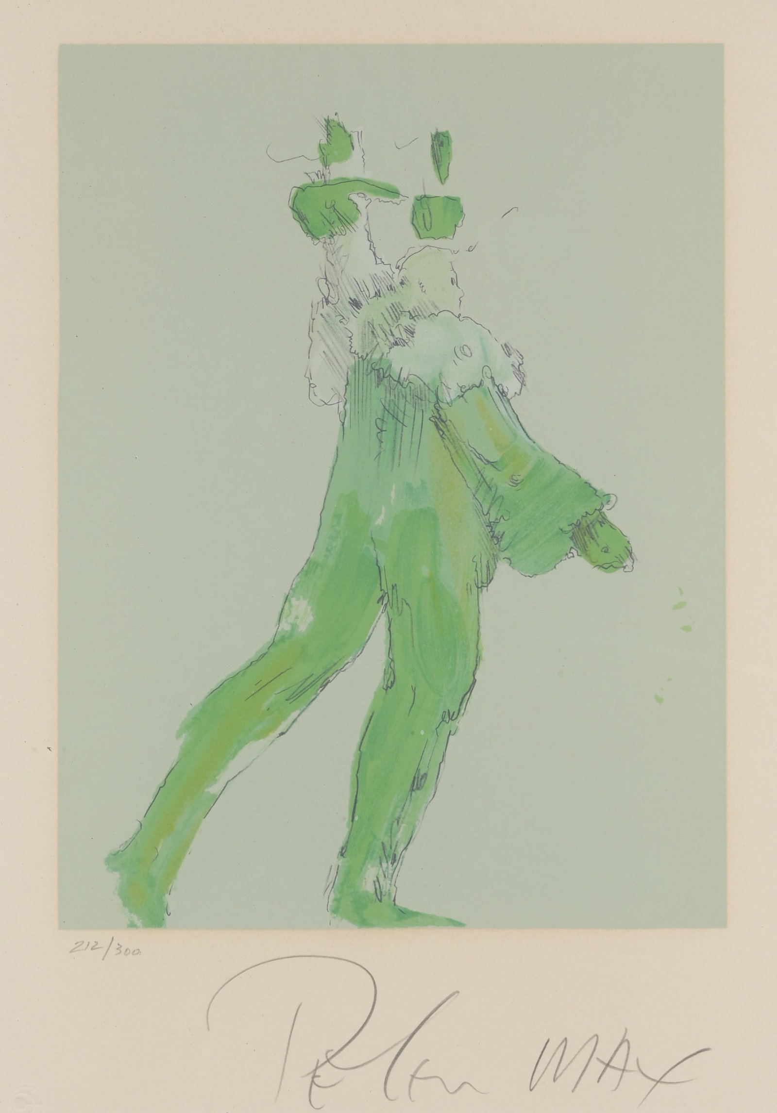 Peter Max - "Circus Performer" (1 of 3)