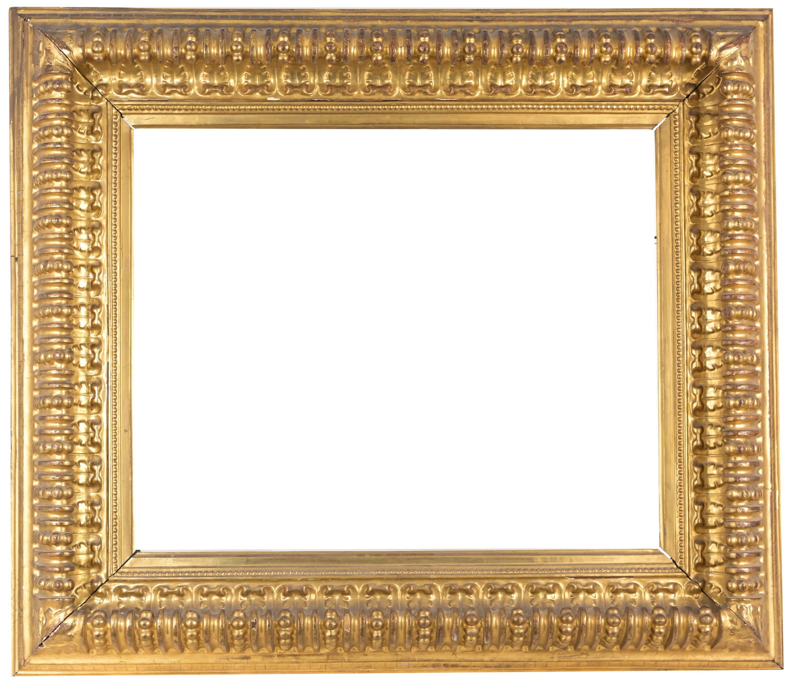 19th C. European School Gilt/Wood Frame: 19th C. European School Gilt/Wood Frame Rabbet Size: 20.75 x 25 5/8 in. Sight Size: 20.25 x 25.25 in. Overall Framed Size: 31 x 36 x 4.75 in.
