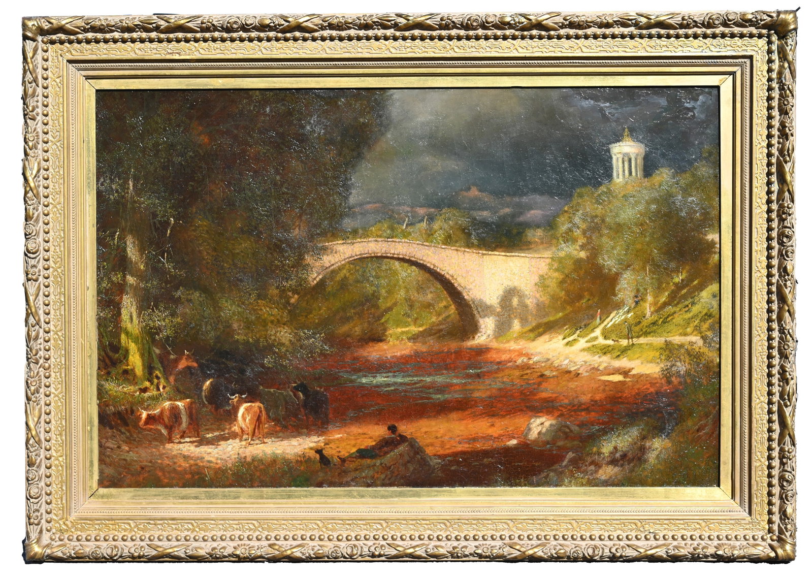 Attr. James Fairman (1826 - 1904): Attr. James Fairman (1826 - 1904) Oil on Canvas. Apparently unsigned. Sight Size: 24 x 37 in. Overall Framed Size: 32 x 45 in.