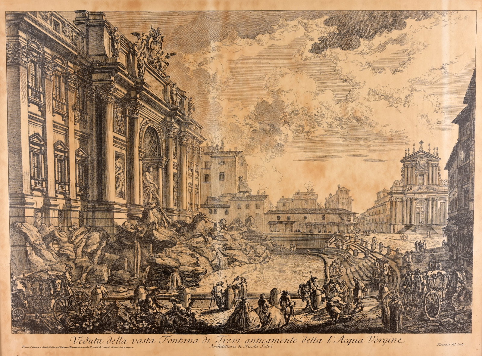 Giovanni Piranesi - "Trevi Fountain" (1 of 8)