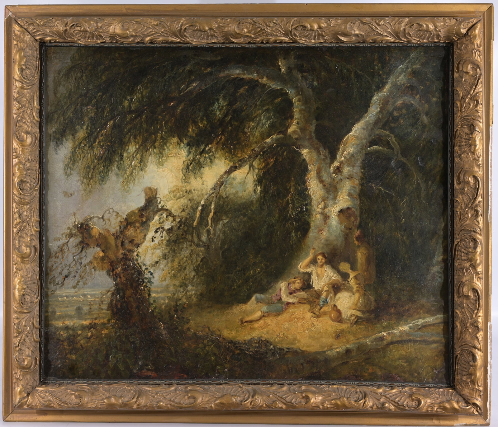 Old Master School, Classical Scene with Figures (1 of 4)
