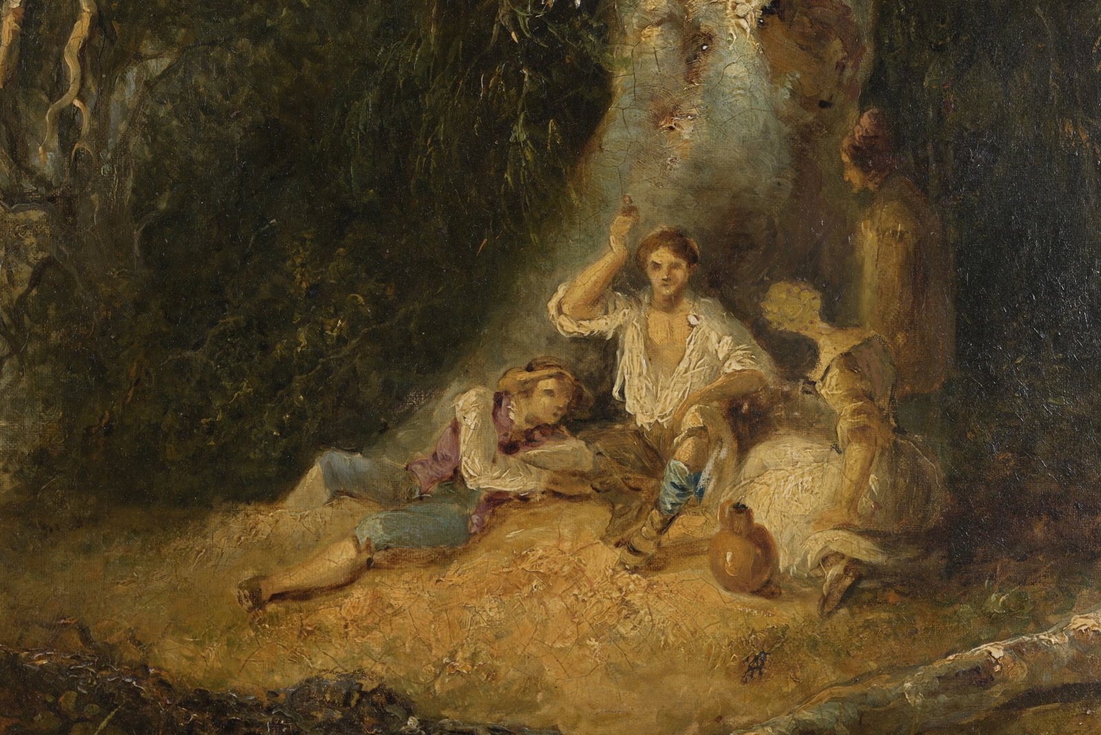 Old Master School, Classical Scene with Figures - 3