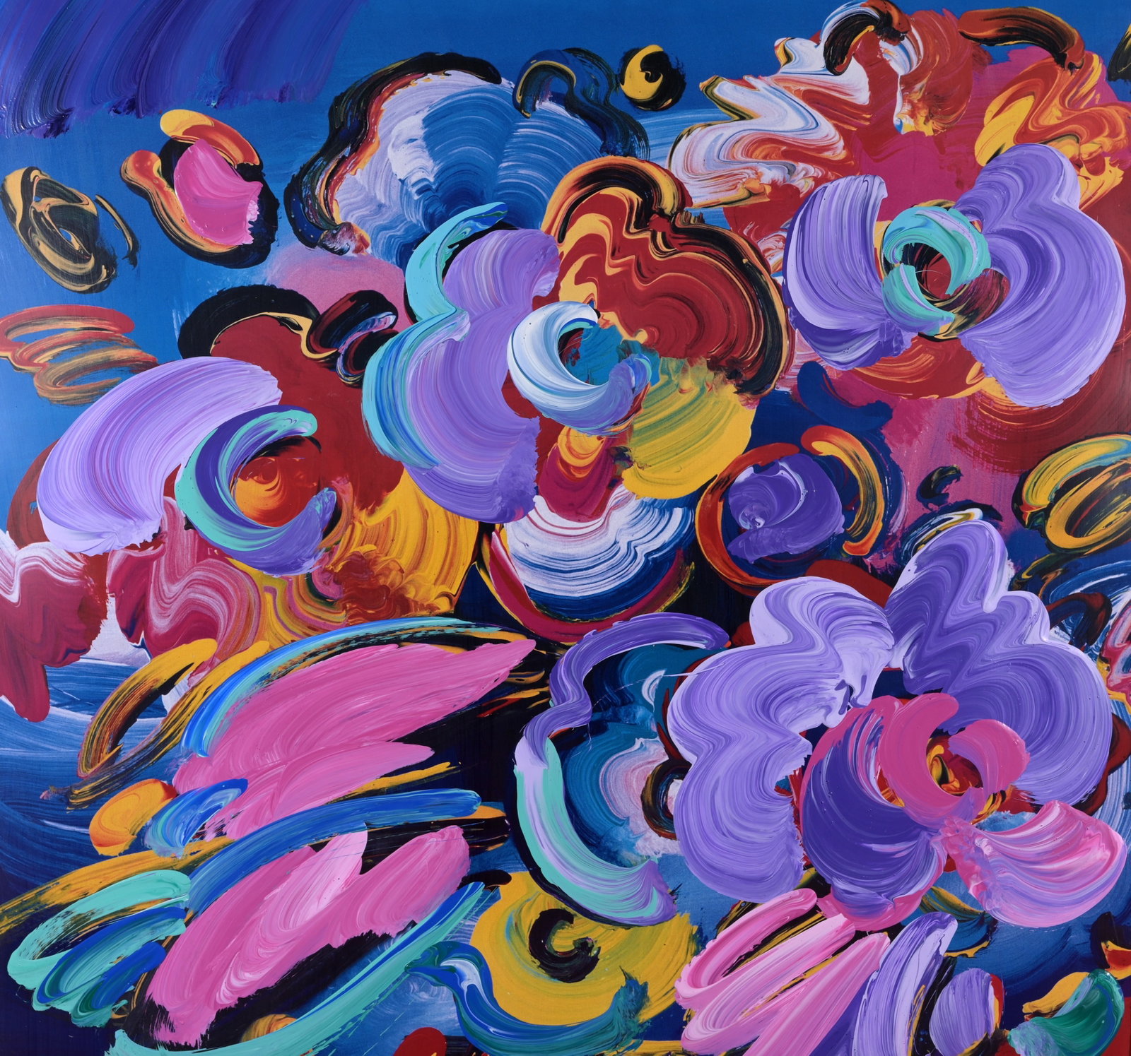 Peter Max - "Flowers" Mixed Media - 3