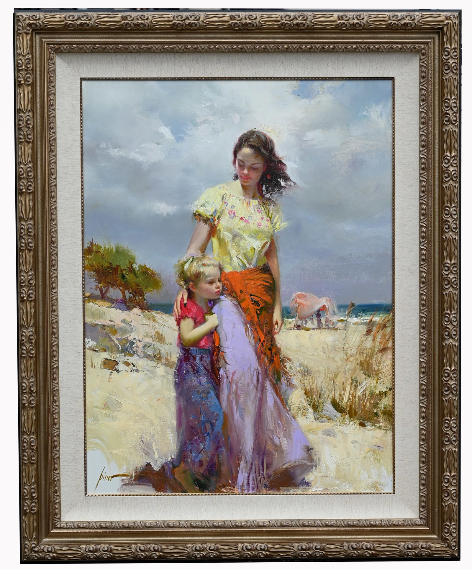 Pino (1939 - 2010) "Family Retreat" 40 x 30 (1 of 8)