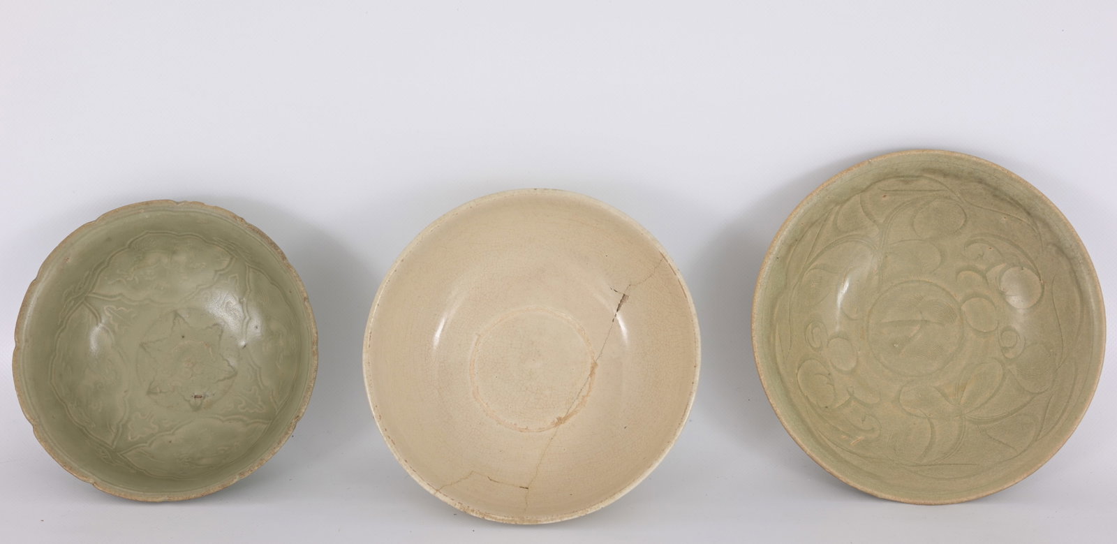 (3) Early Antique Vietnamese Glazed Stoneware (1 of 9)