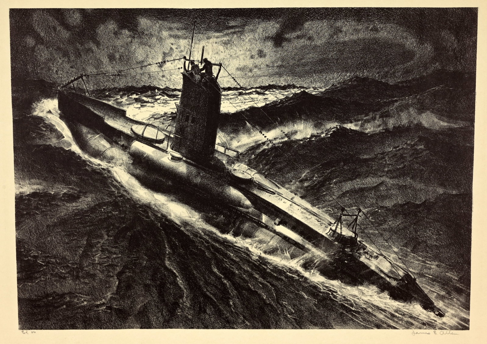 James E Allen (1894 - 1964) "The Menace" (1 of 6)