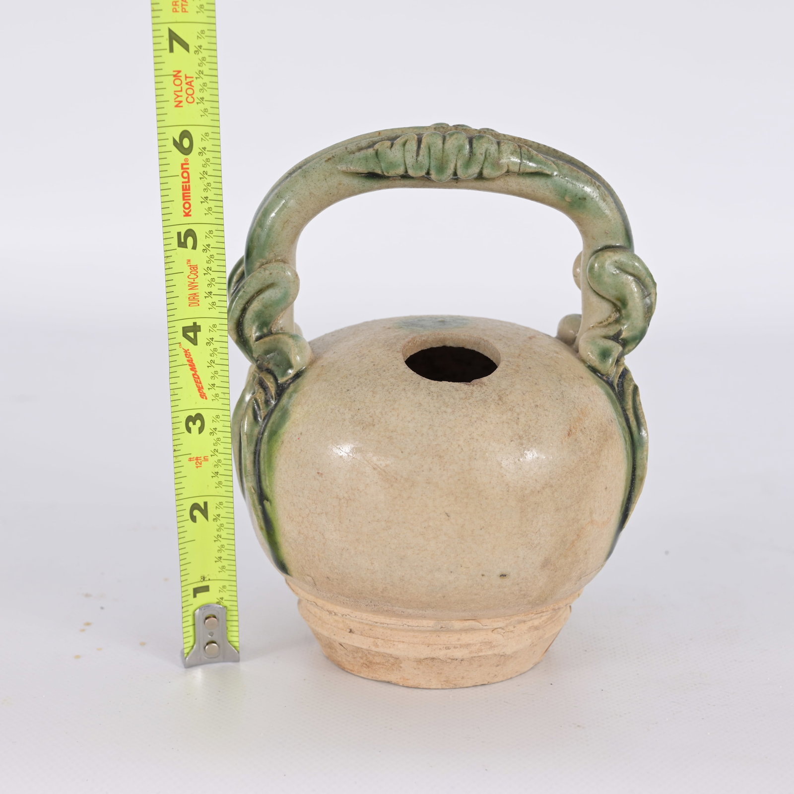 Antique Vietnamese Ceramic Lime Pot - 5