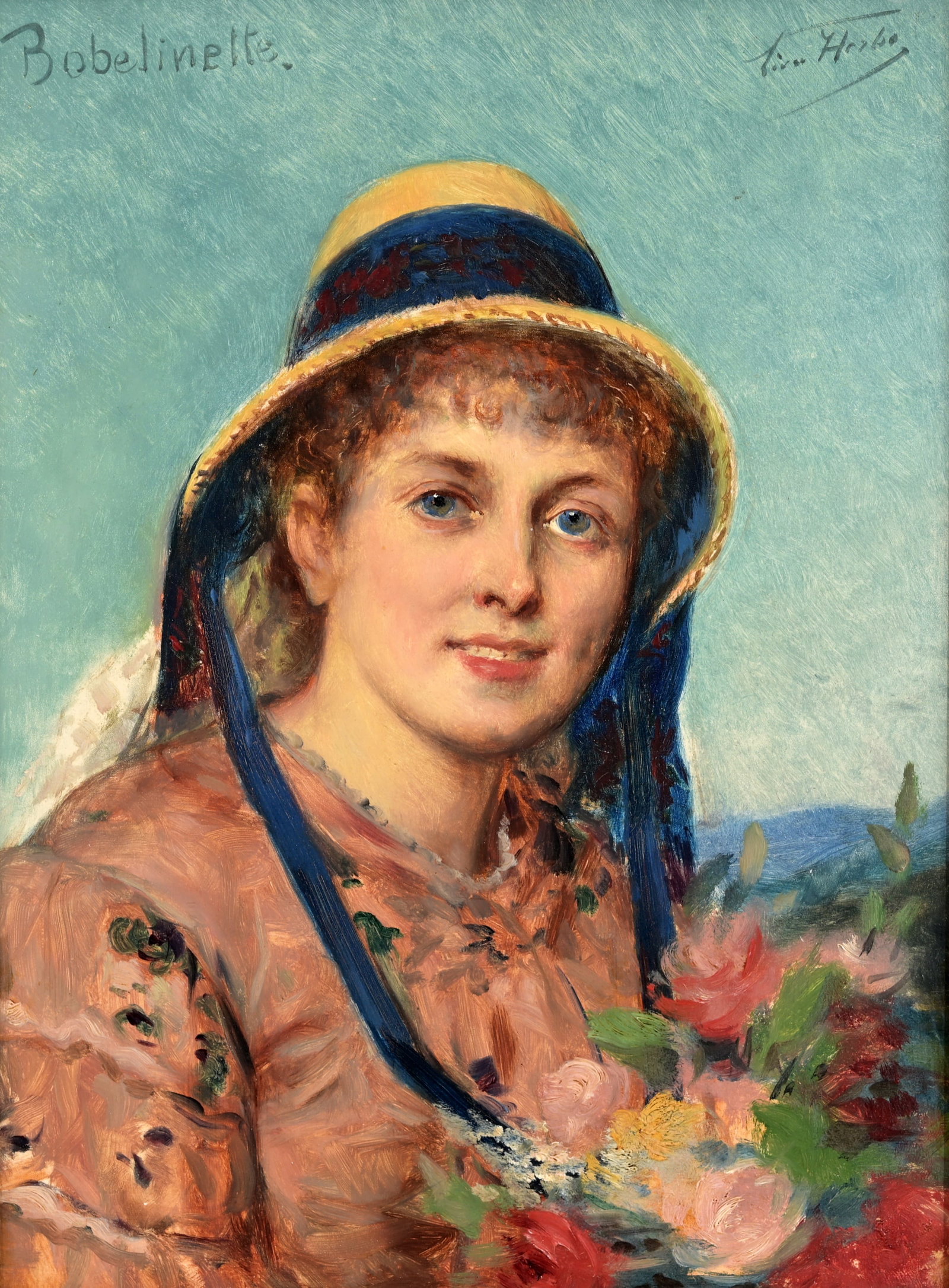 Leon Herbo (1850 - 1907) "Bobelinette" (1 of 8)