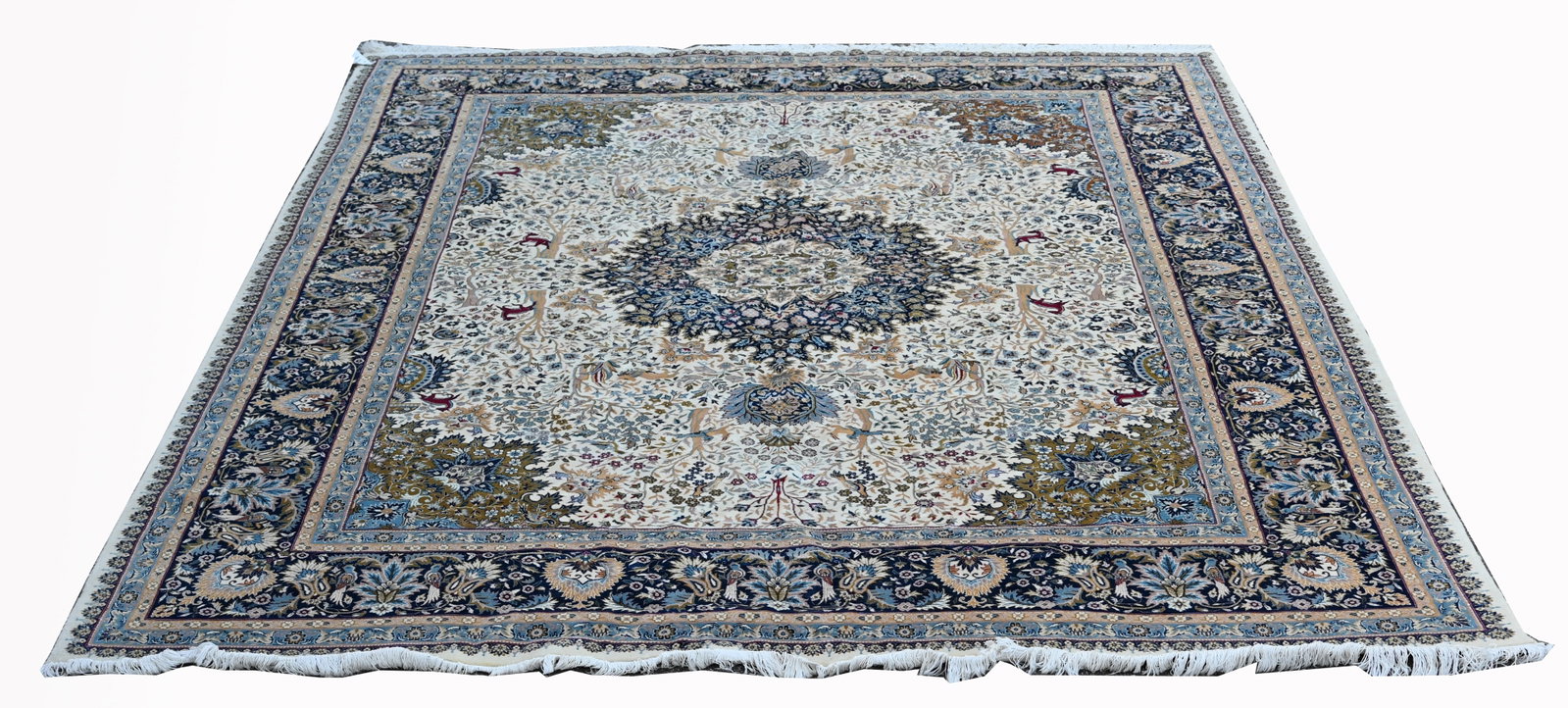 Pakistani Naim Rug - 8' x 13': Pakistani Naim Rug Size: 8' x 13'