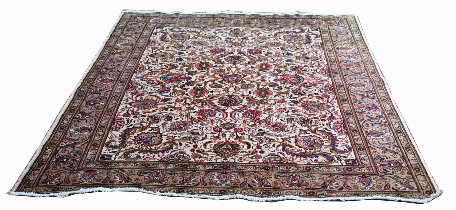 Persian Tabriz Wool Rug - 8'1" x 11'2" (1 of 11)