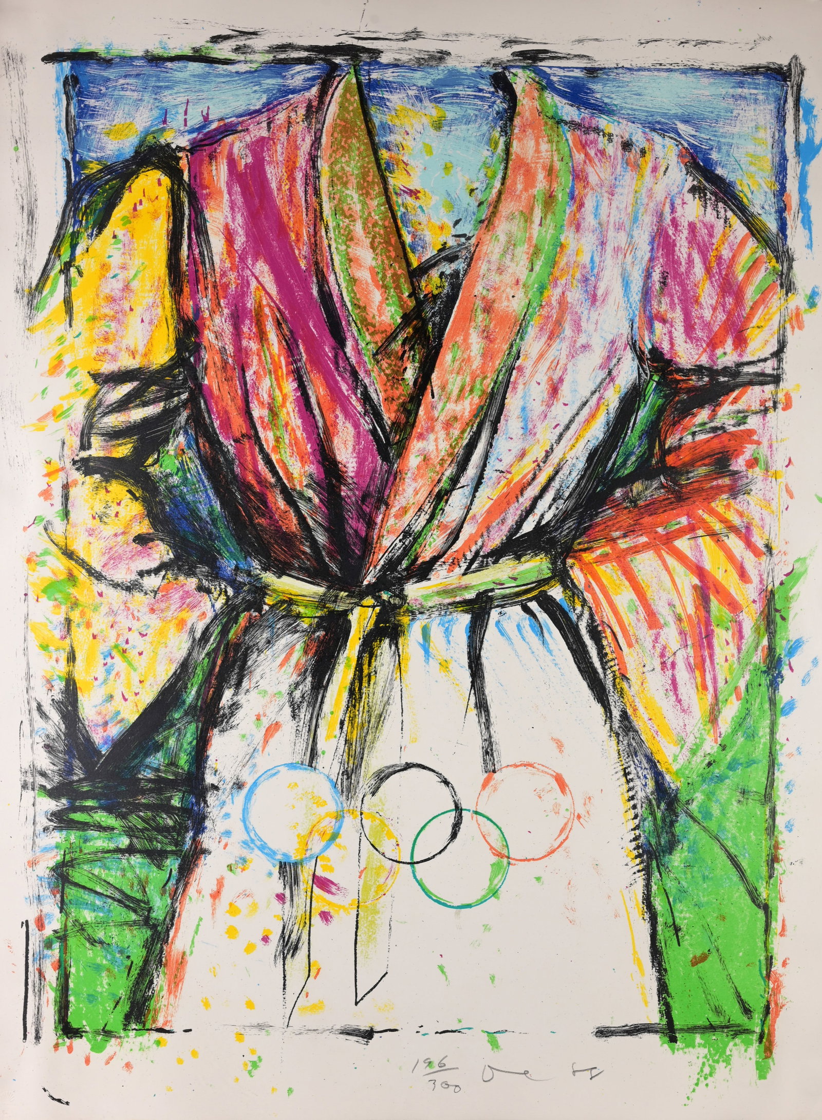 Jim Dine (b. 1935) "Olympic Robe" - 1988 (1 of 8)