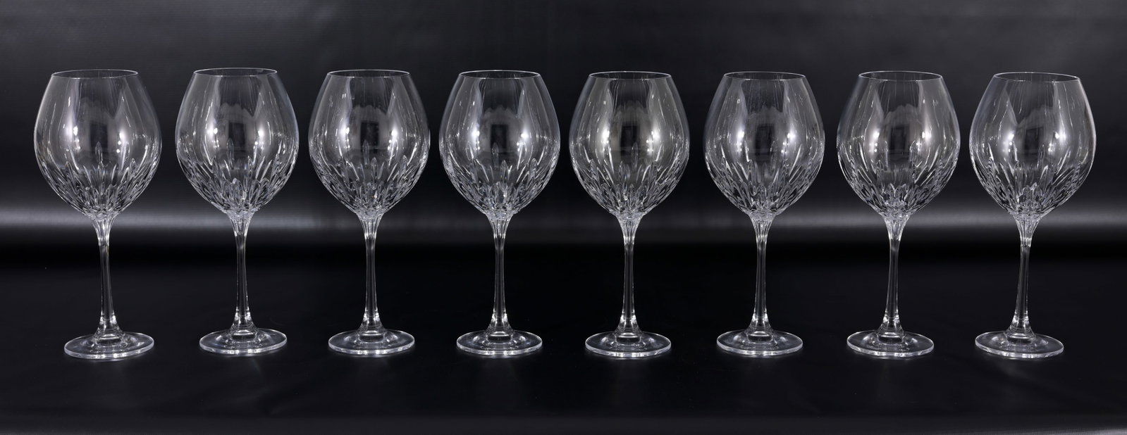(8) 'Shannon' Crystal Balloon Wine Goblets (1 of 5)