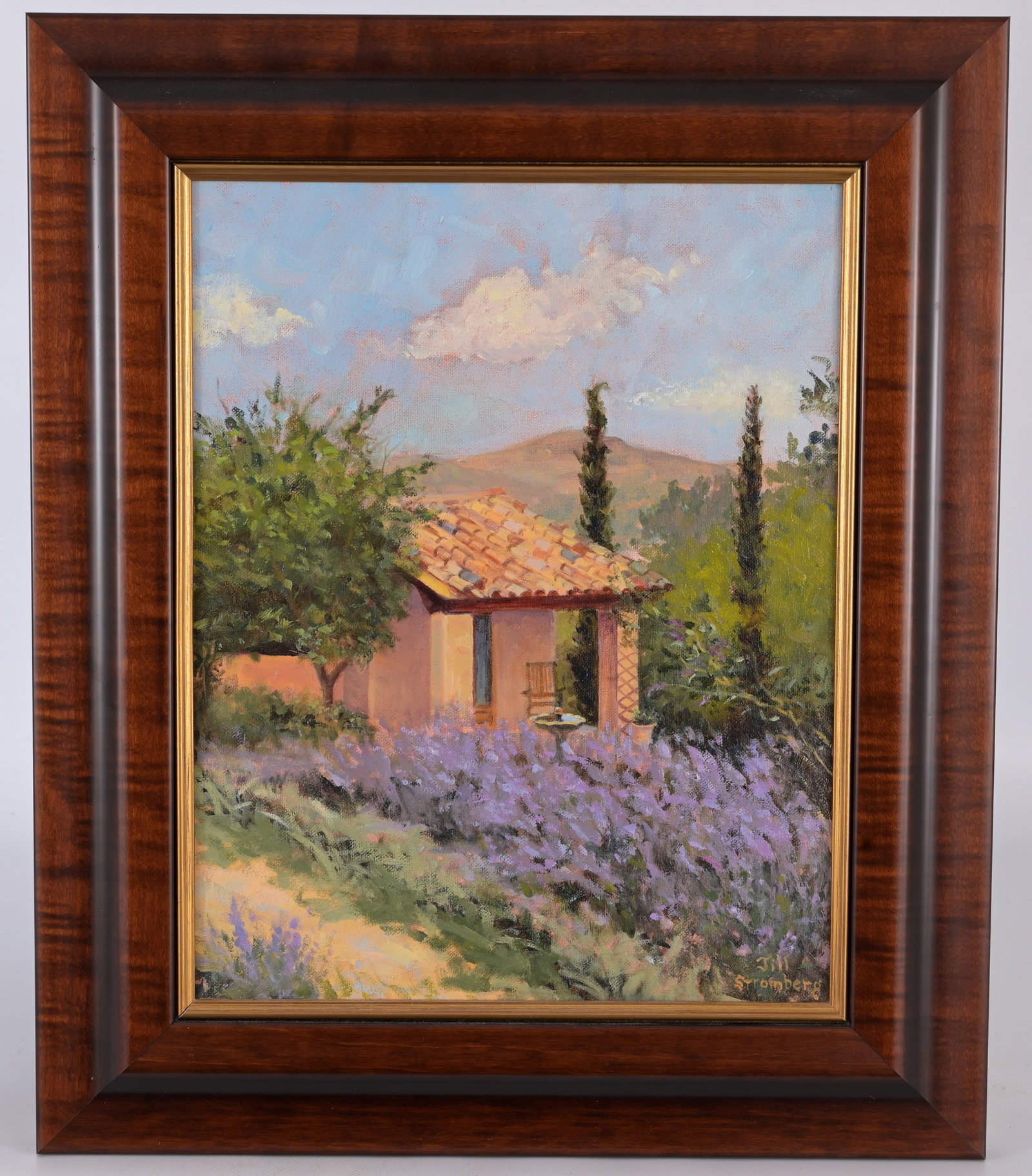 Jill Stromberg (20th C.): Jill Stromberg (20th C.) Oil on Canvas. Signed lower right. Sight Size: 14 x 11 in. Overall Framed Size: 19 x 16 in.