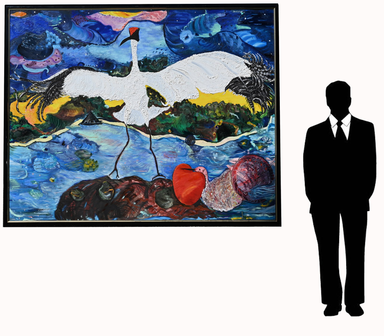 Marcia Grostein (B. 1949) "Birds into the Night" (1 of 9)