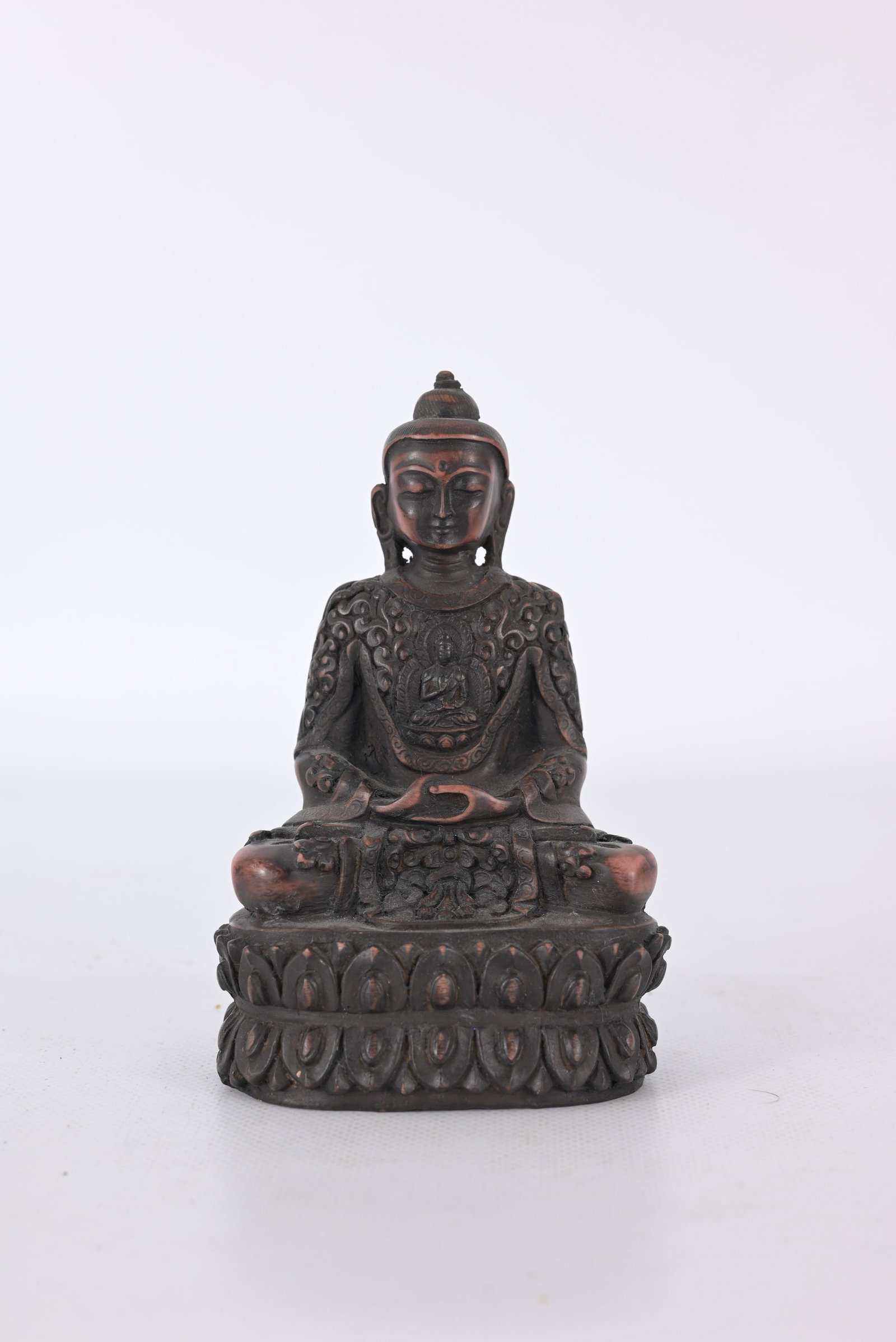 Chinese Carved Resin Statue of Buddha (1 of 4)