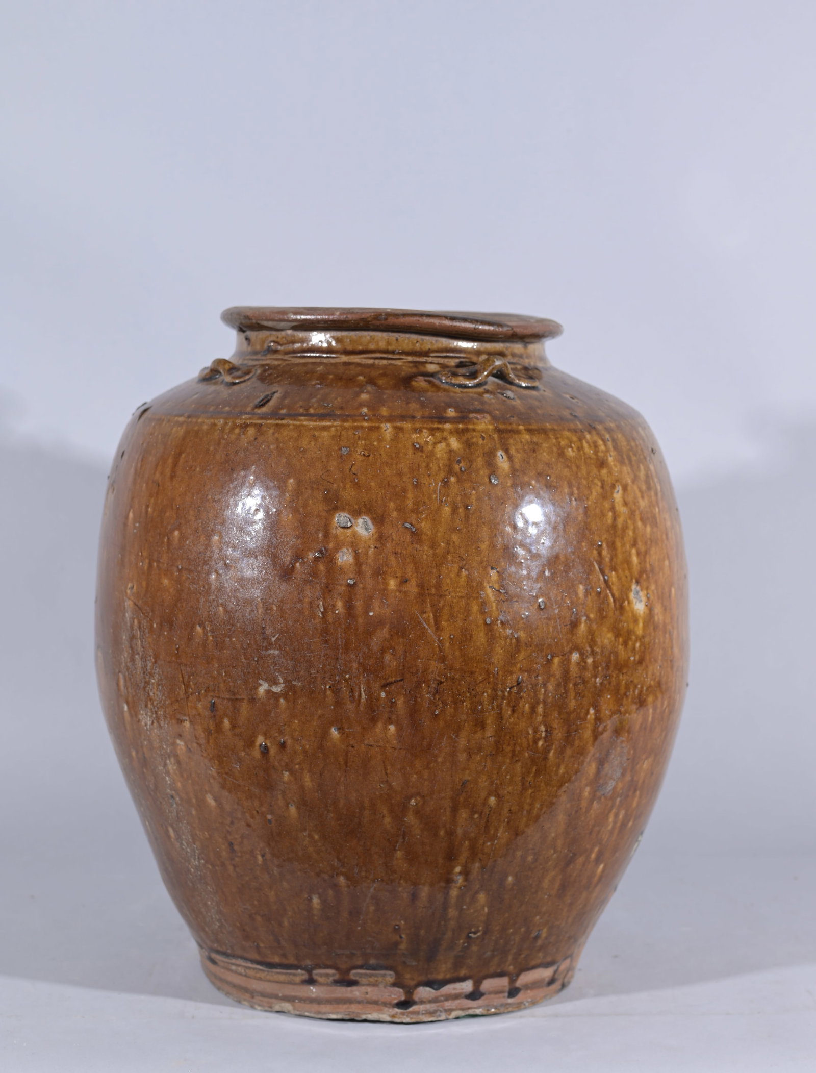 Song Dynasty Brown-Glazed Martaban Storage Jar (1 of 6)