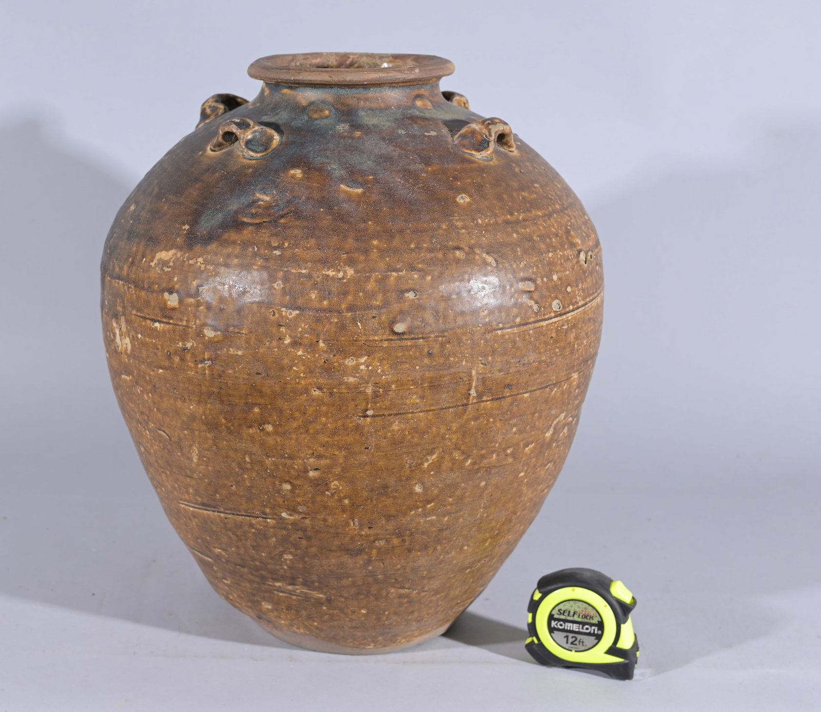 Large Song Dynasty Chinese Martaban Glazed Vessel (1 of 6)