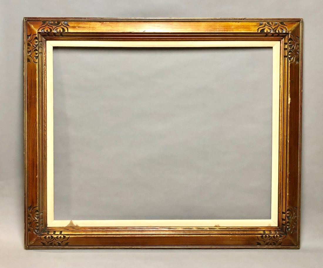 20th Century Carved and Painted Wood Frame (1 of 3)
