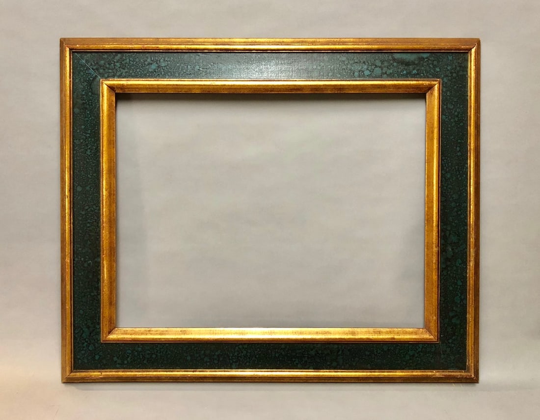 20th Century Carved, Painted and Gilt Wood Frame (1 of 3)