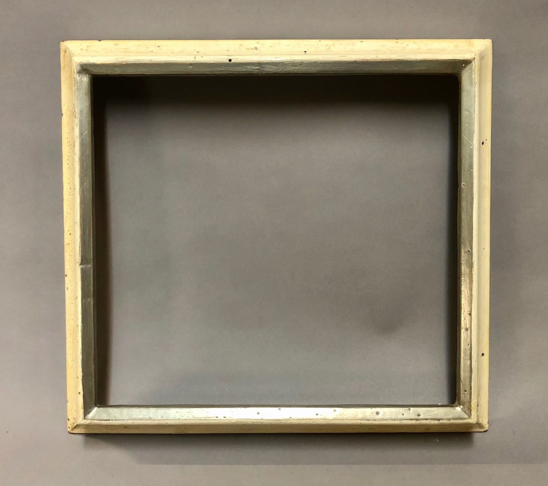 Modernist Carved, Silver Gilt, and Painted Frame (1 of 3)